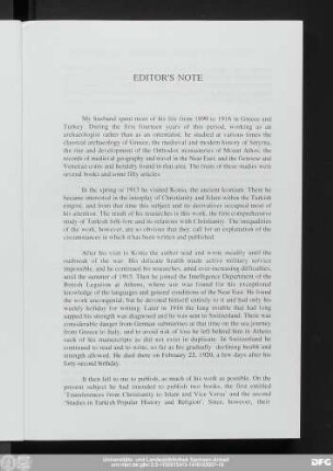 Editor's Note