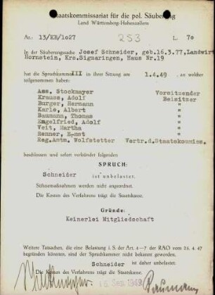 Schneider, Josef