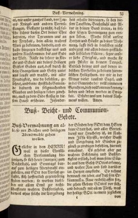 33-52, Buß- Beicht - und Communion-Gebete