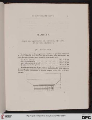 Chapitre V: Étude des dimensions des colonnes, des antes et de leur chapiteaux