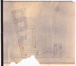 Reichsluftfahrtministerium, Berlin (Vorgängerbauten): ehemaliges Kriegsministerium: Gesamtkomplex: Grundriss 3. OG 1:250