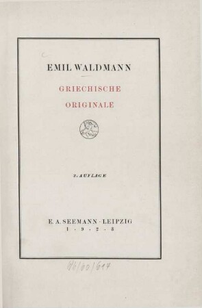 Griechische Originale