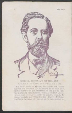 [Retrato de] Miguel Jerónimo Gutiérrez