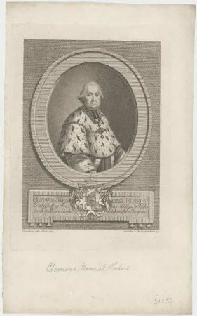 Bildnis des Clemens Wencesl. Hubert