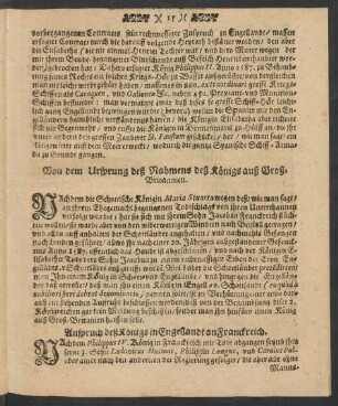 Anspruch deß Königs in Engellandt an Franckreich.