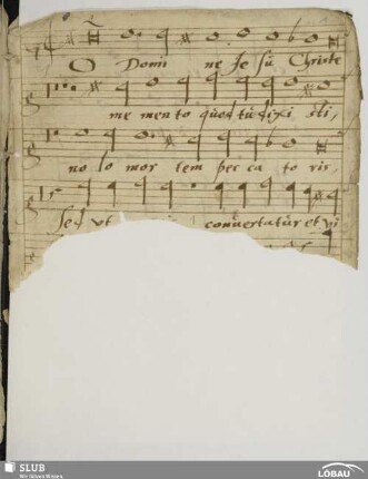 4 Motets - Mus.Löb.18,2 : V (X)