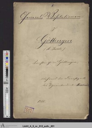 Göttingen (St. Jakobi): Visitationsakten