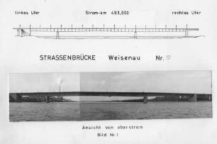Straßenbrücke Mainz-Weisenau/Rhein