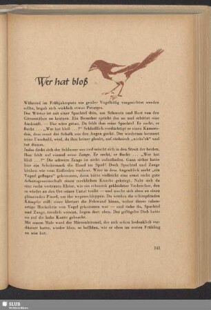 Wer hat bloß