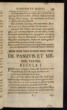 149-153, De Passivis et Mediis Verbis.