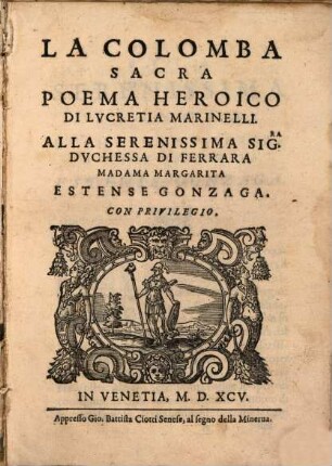 La Colomba sacra : Poema heroico