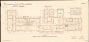 Friedrich-Wilhelms-Universität (Humboldt-Universität) Berlin. Pharmazeutisches Institut in Dahlem: Grundriss Kellergeschoss 1:100