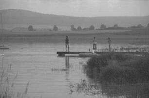 Weißenstadt: Egersee mit Badesteg