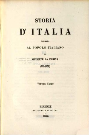 Storia d'Italia : (568 - 1815). 3