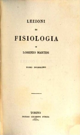 Lezioni di Fisiologia, 12