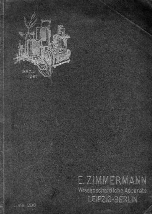 Wissenschaftliche Apparate, Liste 200