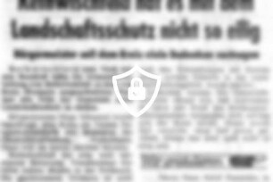 Rethwischfeld hat es mit dem Landschaftsschutz nicht so eilig