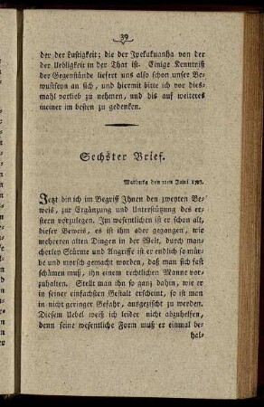Sechster - Zehnter Brief