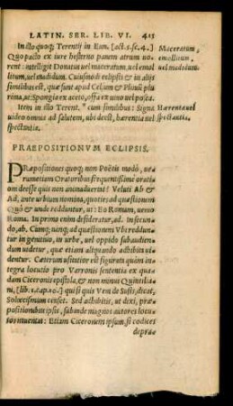 Praepositionum Eclipsis.
