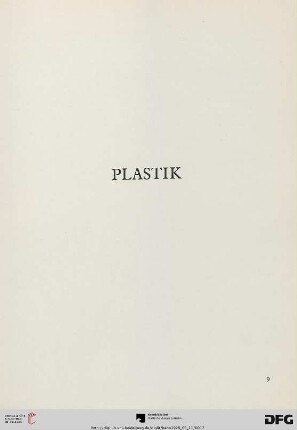 Plastik (Nr.1-80)