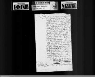 . 1557: August-Dezember 1557