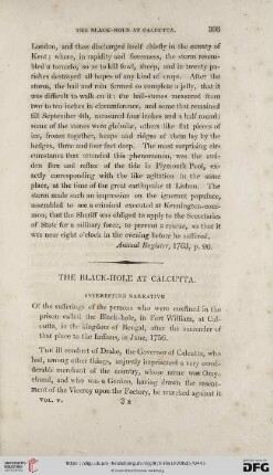 The black- hole at Calcutta