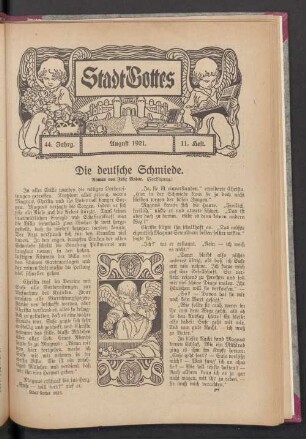 August 1921. 11. Heft