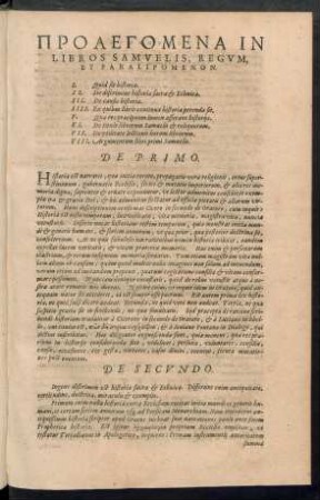 Prolegomena In Libros Samuelis, Regum, Et Paralipomenon.