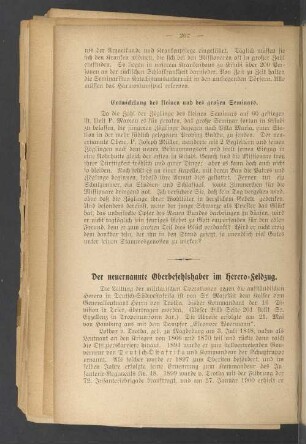 Der neuernannte Oberbefehlshaber im herero-Feldzug