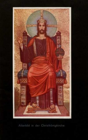 Altarbild in der Christkönigkirche.