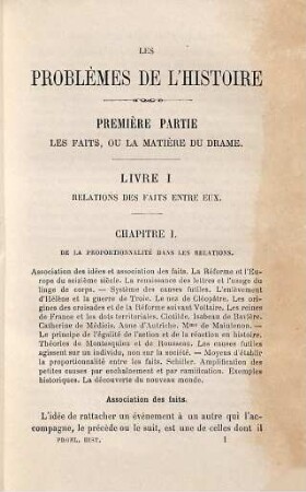 Les Problèmes de l'Histoire : Bibliothèque des sciences contemporaines. XIII. Préface par Yves Guyot