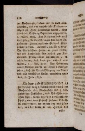210-219, Kirchen- und Stiftungsgelder ...