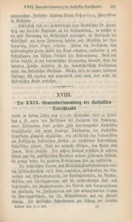 321-324 Die XXIX. Generalversammlung der Katholiken Deutschlands