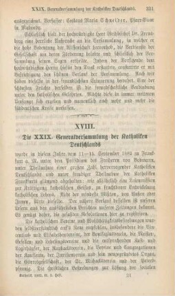 321-324 Die XXIX. Generalversammlung der Katholiken Deutschlands