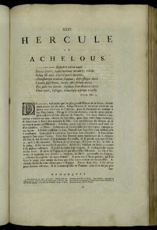 XXIV. Hercule Et Acheloüs