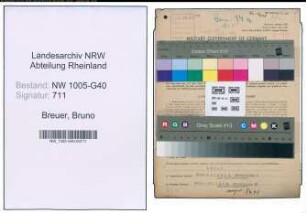 Entnazifizierung Bruno Breuer , geb. 12.04.1921 (Bueroleiter)