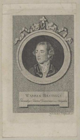 Bildnis des Warren Hastings