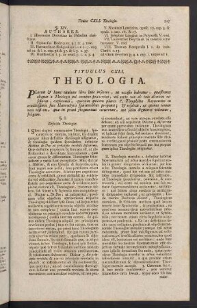 327-367, Titulus CXLI. Theologia.