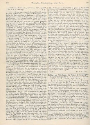 616-617 [Rezension] Beiträge und Mittheilungen des Vereins für Schleswig-holsteinische Kirchengeschichte. 2. Reihe: I. (2. Heft.) Band