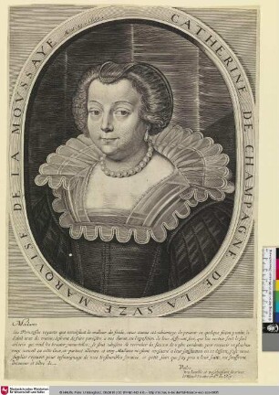 Catherine de Champagne de la Suze Marquise de la Moussaye