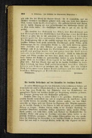 ¬Die¬ deutsche Volksschule auf den Vorposten des deutschen Reiches