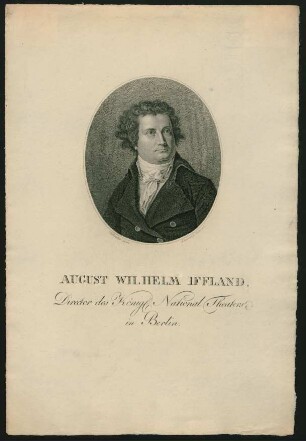 August Wilhelm Iffland, Director des Königl. National-Theaters in Berlin