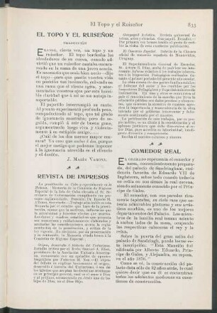 El topo y el ruiseñor. : Traducción.