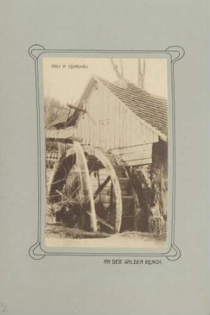Mühle im Schwarzwald an der wilden Rench