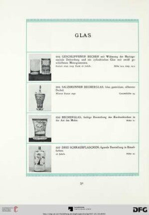 Glas (Nr. 234-266)