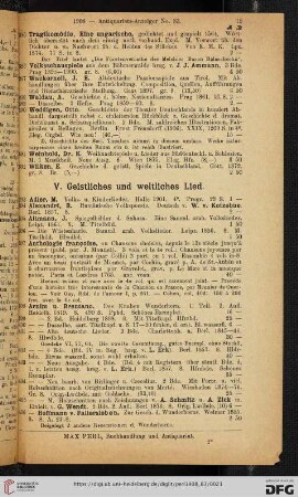 V. Geistliches und weltliches Lied (Nr. 393 - 717)