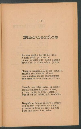 Recuerdos