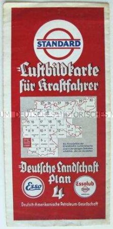 Illustrierte Straßenkarte des Saarlandes und der Pfalz
