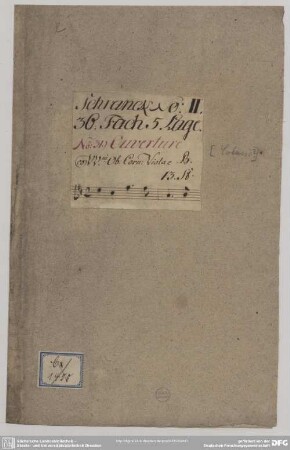 Thétis et Pélée. Excerpts - Mus.1859-F-2a : strings, bc, woodwinds