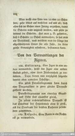 Von den Verwandlungen der Figuren
